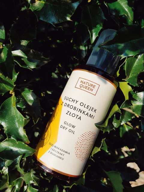 Nature Queen Suchy olejek, Z drobinkami złota