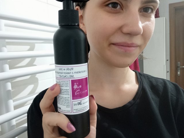 WhiteTree Natural Cosmetics Mydło w żelu, Z ekstraktem z nasion konopii siewnych, Melonove