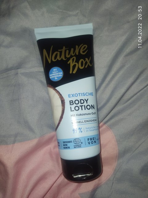 Nature Box Balsam do ciała, Olej kokosowy