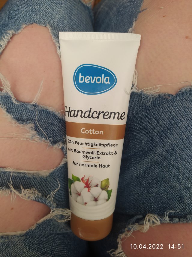 Bevola Krem do rąk z bawełną