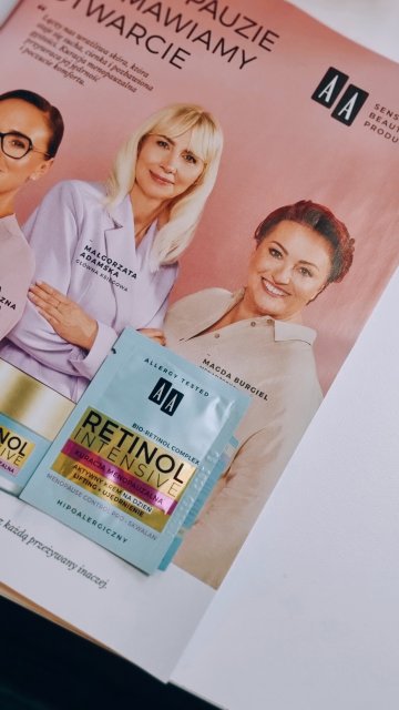 AA Bio-Retinol Complex, Retinol Intensive, Krem do twarzy, Na dzień, Aktywny, Hipoalergiczny, Redukcja zmarszczek + Elastyczność