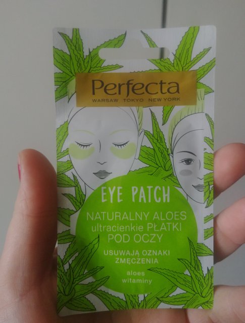 Perfecta hydrozelowe płatki pod oczy aloes