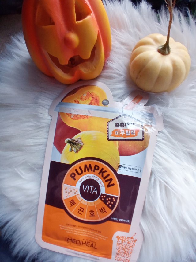 Mediheal Maska do twarzy w płacie, Liftingująca, Pumpkin