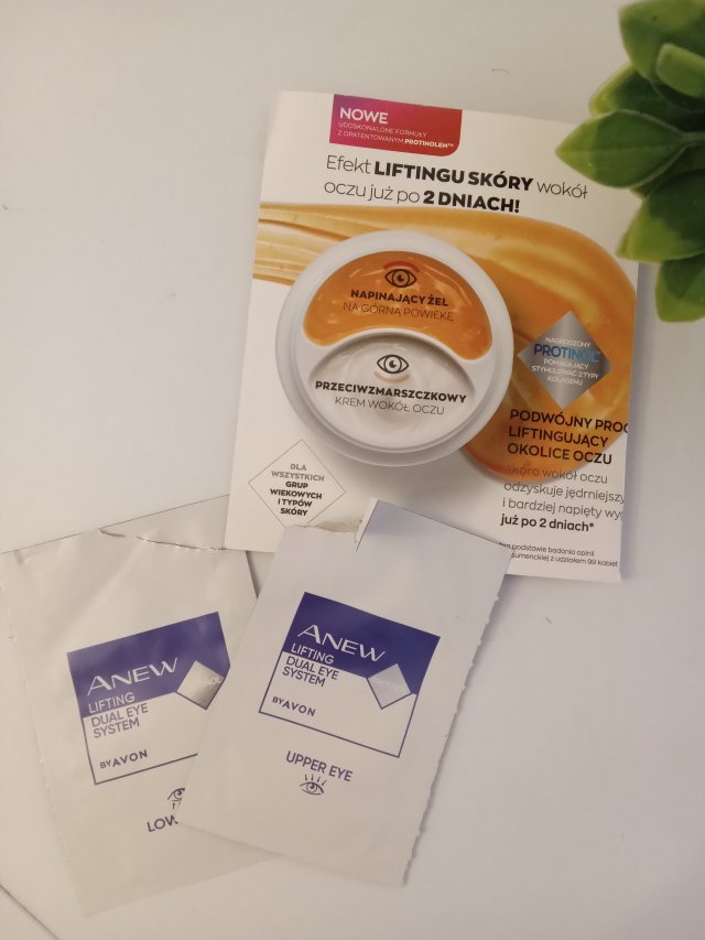 AVON, Lifting Dual Eye System, krem + żel wokół oczu 