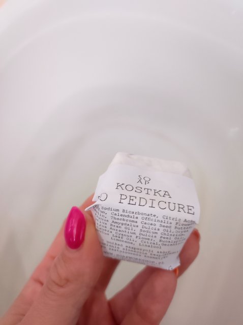 soap workshop Kostka do pedicure