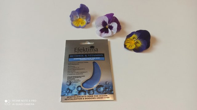 Efektima Retinol & Vitamins, Hydrożelowe płatki pod oczy, Z retinolem