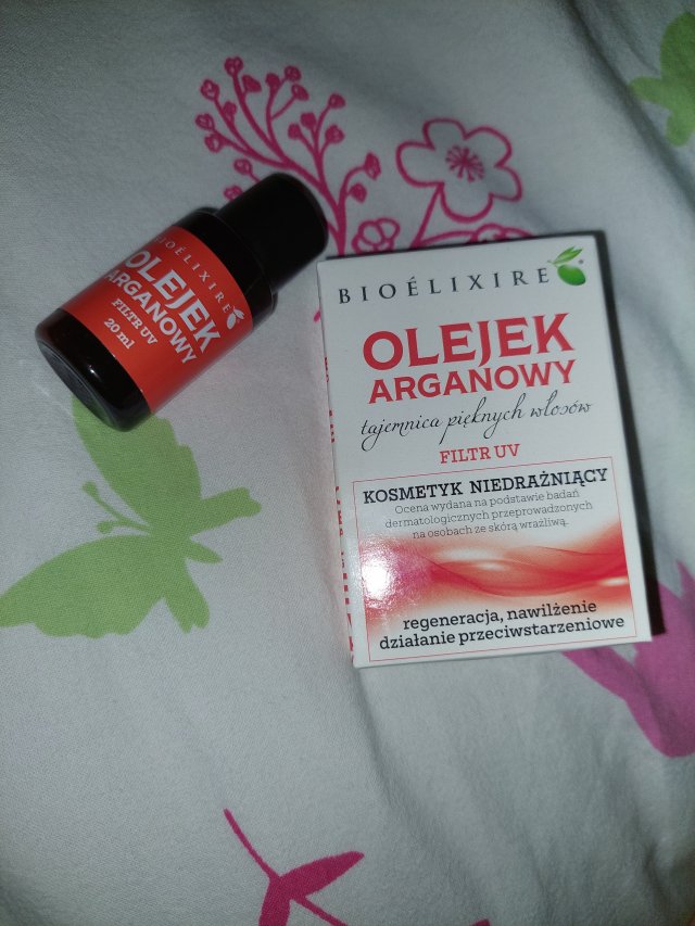 Bioélixire Olejek arganowy, Olejek do włosów