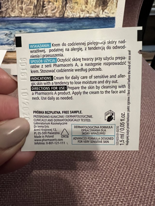 Pharmaceris krem lekki nawilżający a