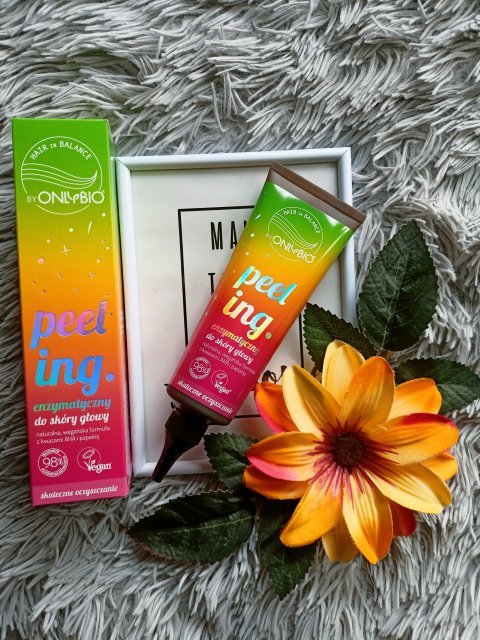 Enzymatyczny peeling do skóry glowy