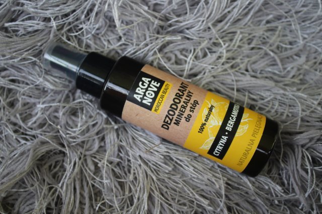 Arganove Moroccan Beauty, Dezodorant do stóp, Mineralny, Cytryna & bergamotka