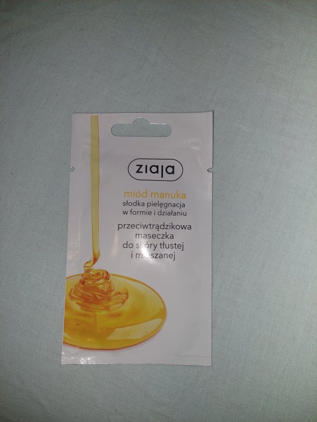 Ziaja Maseczka do twarzy, Miód manuka, Przeciwtrądzikowa, Skóra tłusta i mieszana