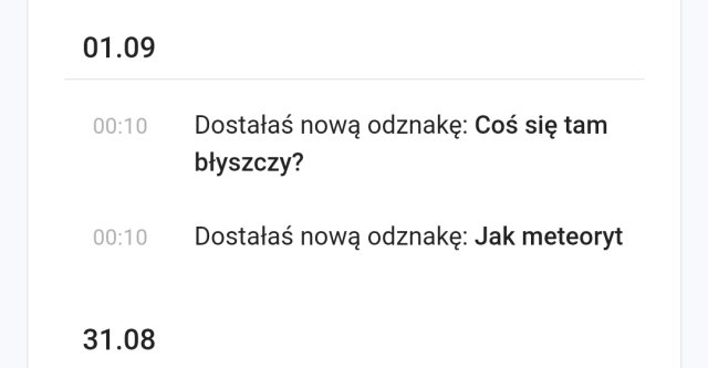 Odznaki DC lista
