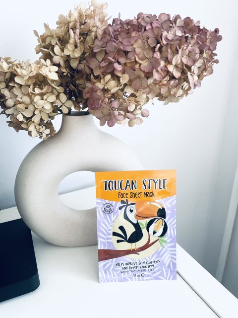Maxbrands Marketing B.V. Face Sheet Mask, Maseczka do twarzy w płacie, Toucan Style