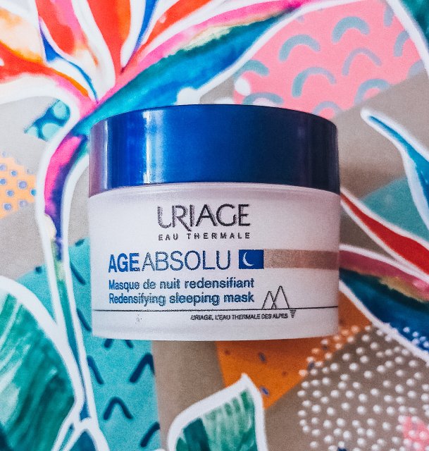 Uriage Age absolu, Rewitalizująca maseczka do twarzy na noc