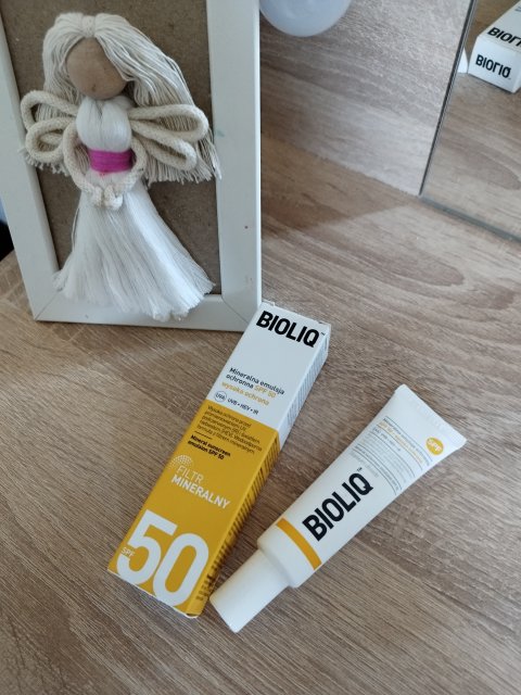 BIOLIQ Emulsja do twarzy, Mineralna, Ochronna, SPF50, Filtr mineralny