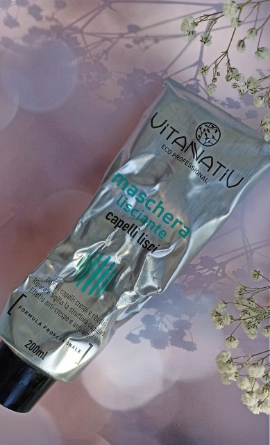 Vitanativ Maska do włosów, Maschera Lisiante Capelli Lisci, Wygładzająca