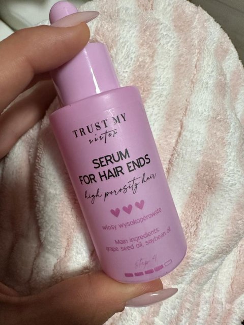 Trust My Sister Serum na końcówki, Włosy wysokoporowate