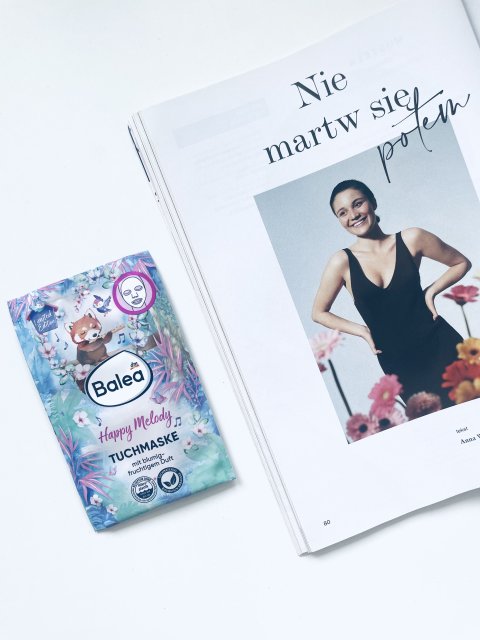 Balea Maseczka do twarzy w płacie, Happy Melody