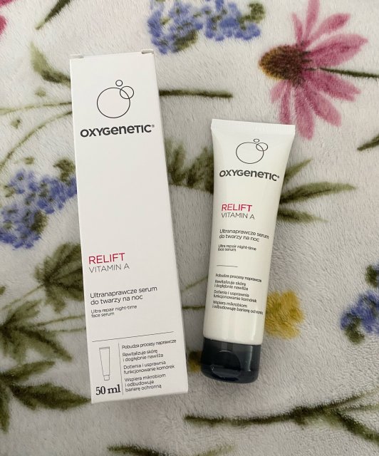 Oxygenetic Serum do twarzy, Ultranaprawcze, Relift Vitamin A, Na noc