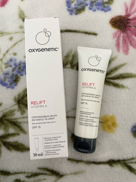 Oxygenetic Serum do twarzy, Odmładzające, Relift Vitamin A, Na dzień, SPF15