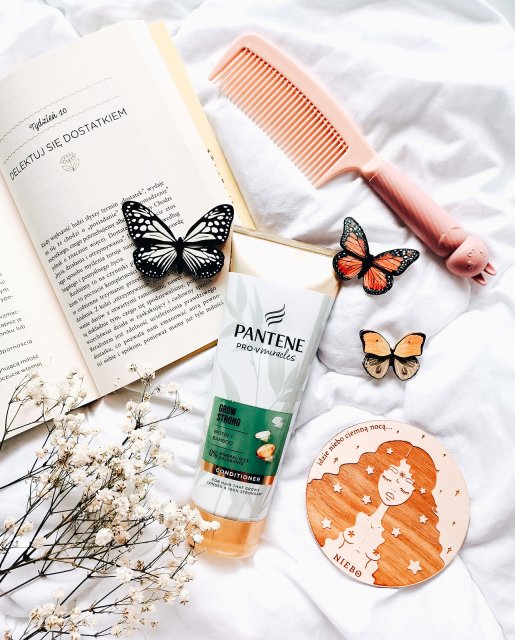 Pantene Pro-V Miracles,  Grow Strong, Odżywka do włosów, Wzmacniająca, Biotyna, Bambus