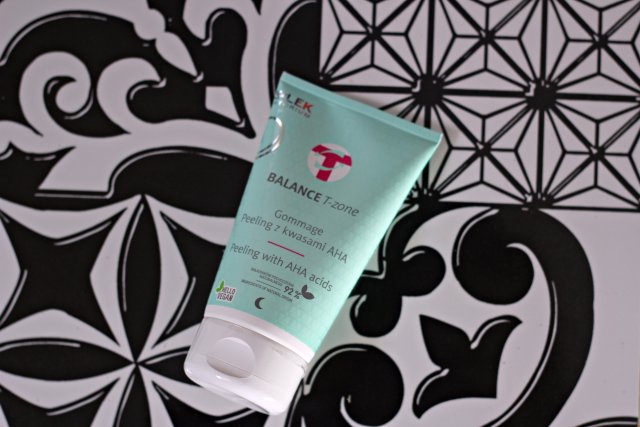 FlosLek Balance T-zone, Peeling gommage do twarzy z kwasami AHA