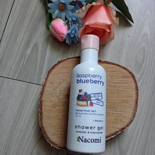 Nacomi Żel pod prysznic, Raspberry Blueberry