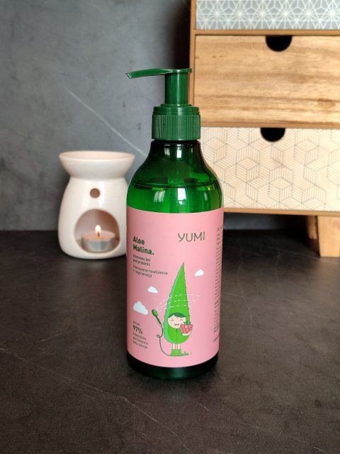 Yumi Żel pod prysznic, Aloes + Maliny