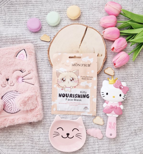 Mond'sub Maska do twarzy w płacie, Odżywcza, Kot