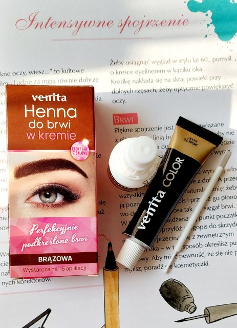 Venita Color Professional, Henna do brwi, W kremie, Brązowa