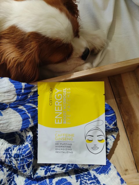 Catrice Energy, Hydrożelowe płatki pod oczy, Kofeina i żeń-szeń