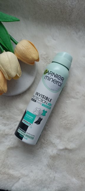 Garnier Mineral, Antyperspirant w sprayu 48h, Invisible, Black White Colors
