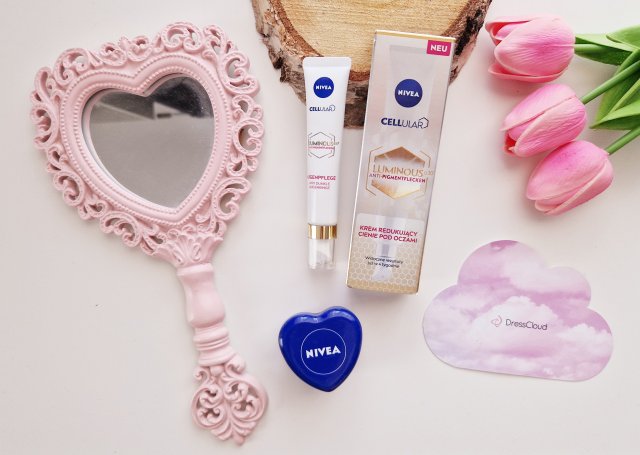 Nivea Cellular, Luminous 630 Anti-Pigmentflecken, Krem pod oczy, Redukujący cienie