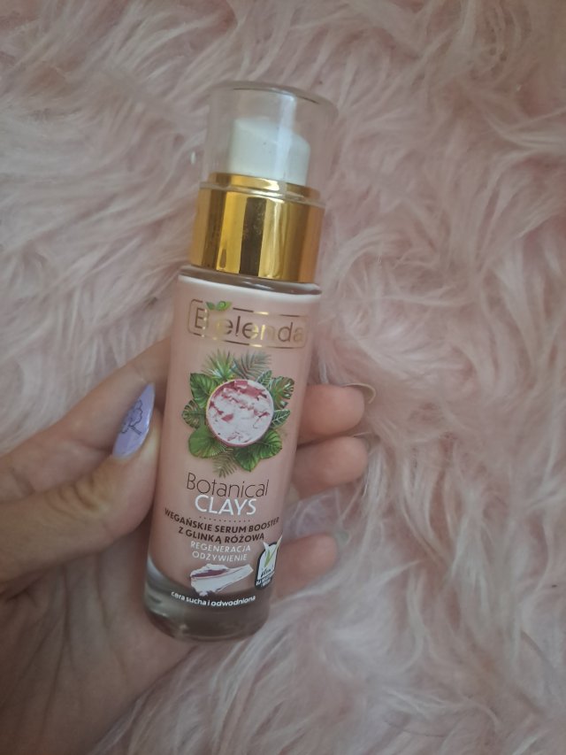Bielenda Botanical Clays, Krem do twarzy, Wegański, Na dzień i na noc, Z glinką różową 