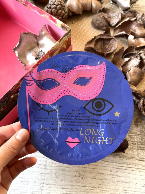 UniTouch Maska do twarzy w płacie, Miss ô Long Night Facial Mask, Łagodząca