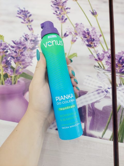 Venus Pianka do golenia, Konwalia i bawełna