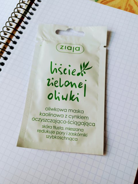 Ziaja Liście zielonej oliwki, Maseczka do twarzy, Oliwkowa, Kaolinowa z cynkiem, Oczyszczająco-ściągająca 