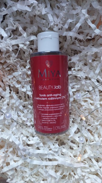 Miya Cosmetics Beauty lab, Tonik do twarzy, Anti-aging, Z retinolem roślinnym [2%]