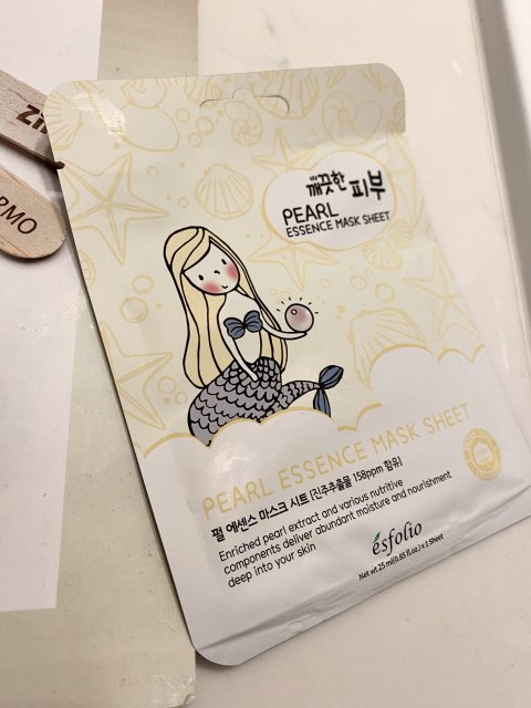 ésfolio Maska do twarzy w płacie, Pearl Essence Mask Sheet