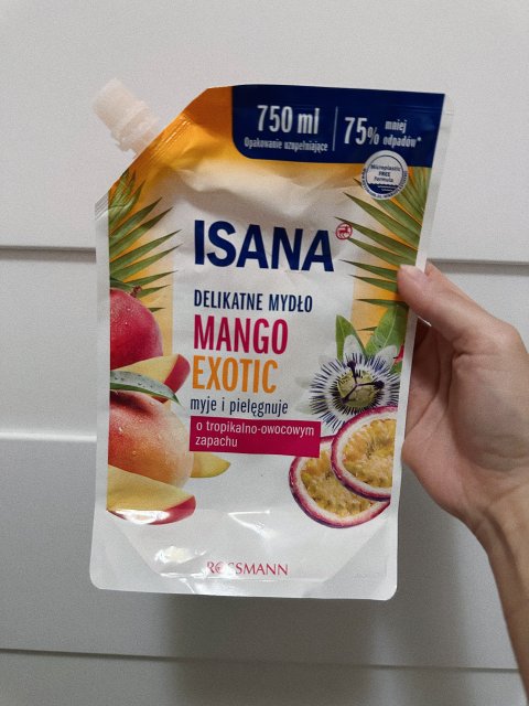Isana Mydło do rąk w płynie, Mango Exotic