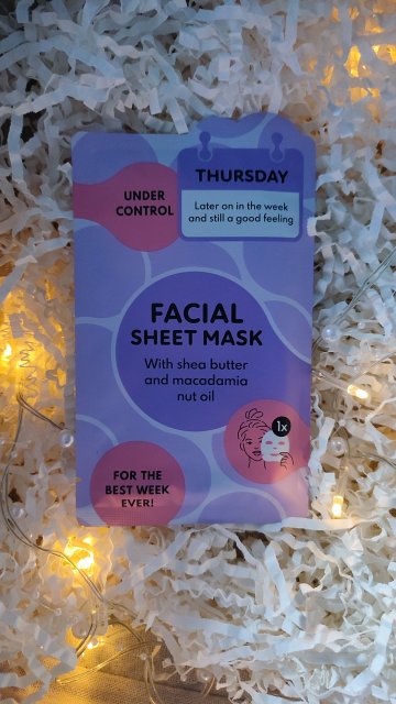 Dayes Europe B.V Maska do twarzy w płacie, 7 Days of Beauty, Tuesday, Good Vibes Only