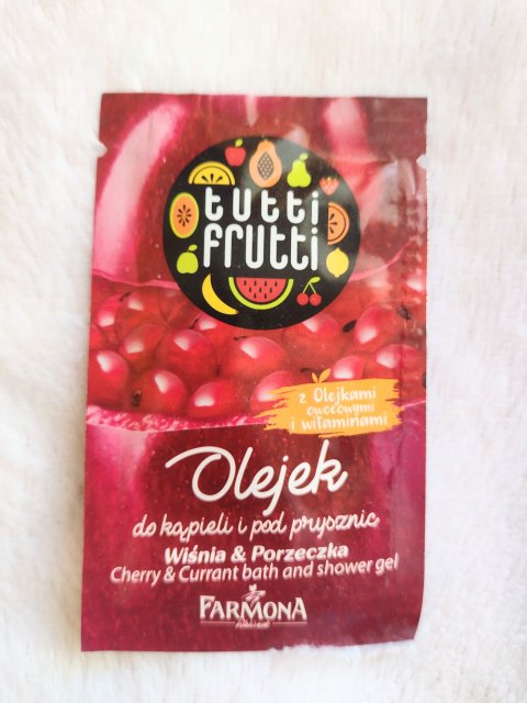 Farmona Tutti Frutti, Olejek do kąpieli i pod prysznic, Wiśnia i porzeczka