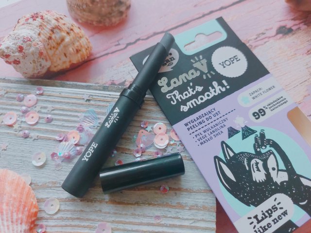 YOPE Peeling do ust, Lana V, Wygładzający, Zapach: White Flower