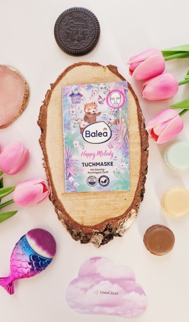 Balea Maseczka do twarzy w płacie, Happy Melody