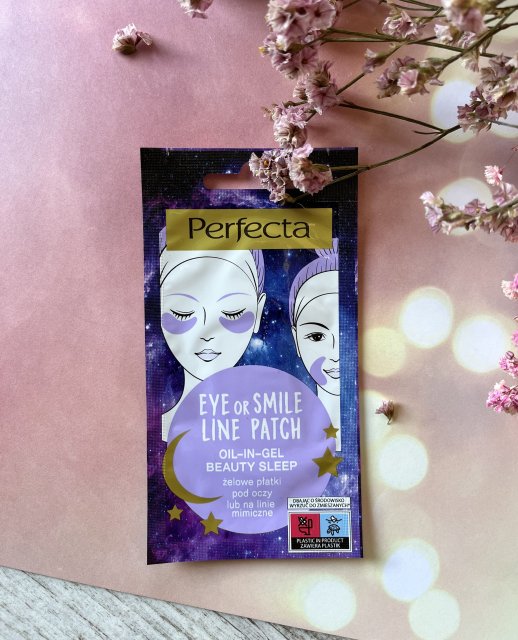 Perfecta Eye or Smile Line Patch, Płatki pod oczy lub na linie mimiczne, Oil-in-Gel Beauty Sleep, Żelowe