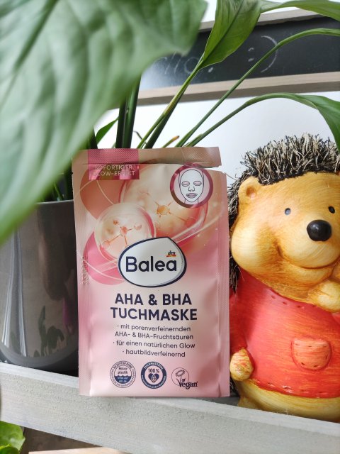 Balea Maseczka do twarzy w płacie, AHA & BHA