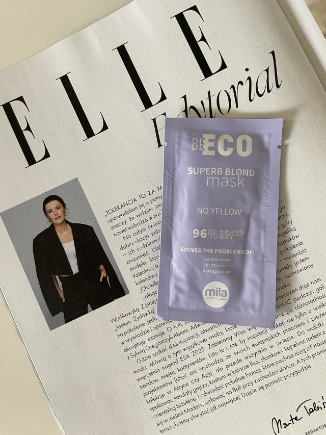 Mila Professional Maska do włosów, Superb Blond, Neutralizująca żółte refleksy