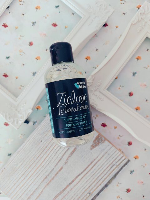 Zielone Laboratorium Tonik do twarzy, Łagodzący, Aloes i Hibiskus