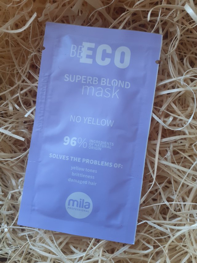 Mila Professional Maska do włosów, Superb Blond, Neutralizująca żółte refleksy