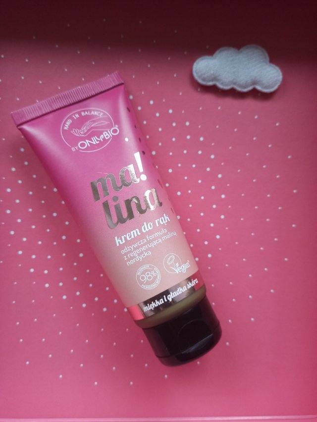 OnlyBio Krem do rąk, Ma!lina, Malina nordycka